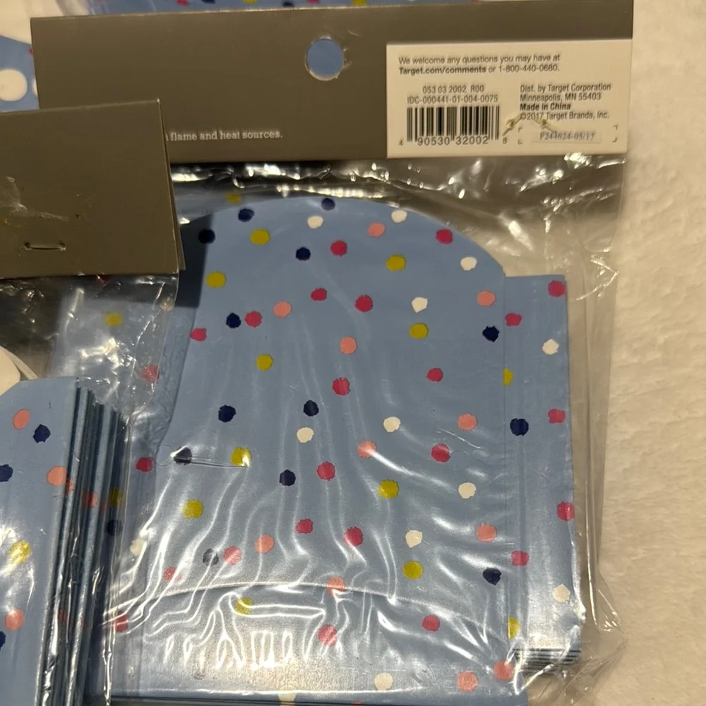 Spritz Blue French Fry Boxes - Party Supplies